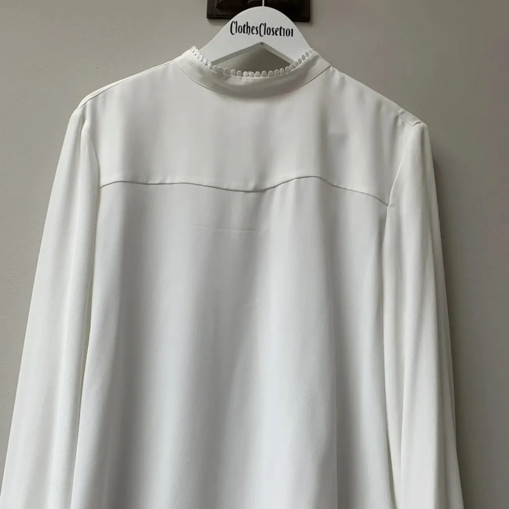 House of bruar shirt blouse size uk 14 ivory classic - Picture 5 of 15
